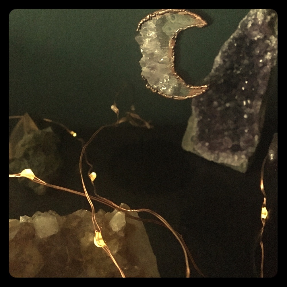 Electroformed Amethyst Moon 🌙